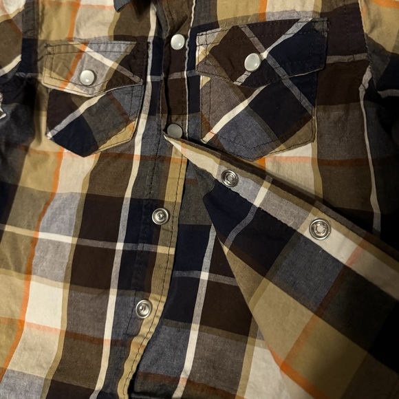 WonderKids Snap Button Down Dress Shirt - Picture 5 of 6